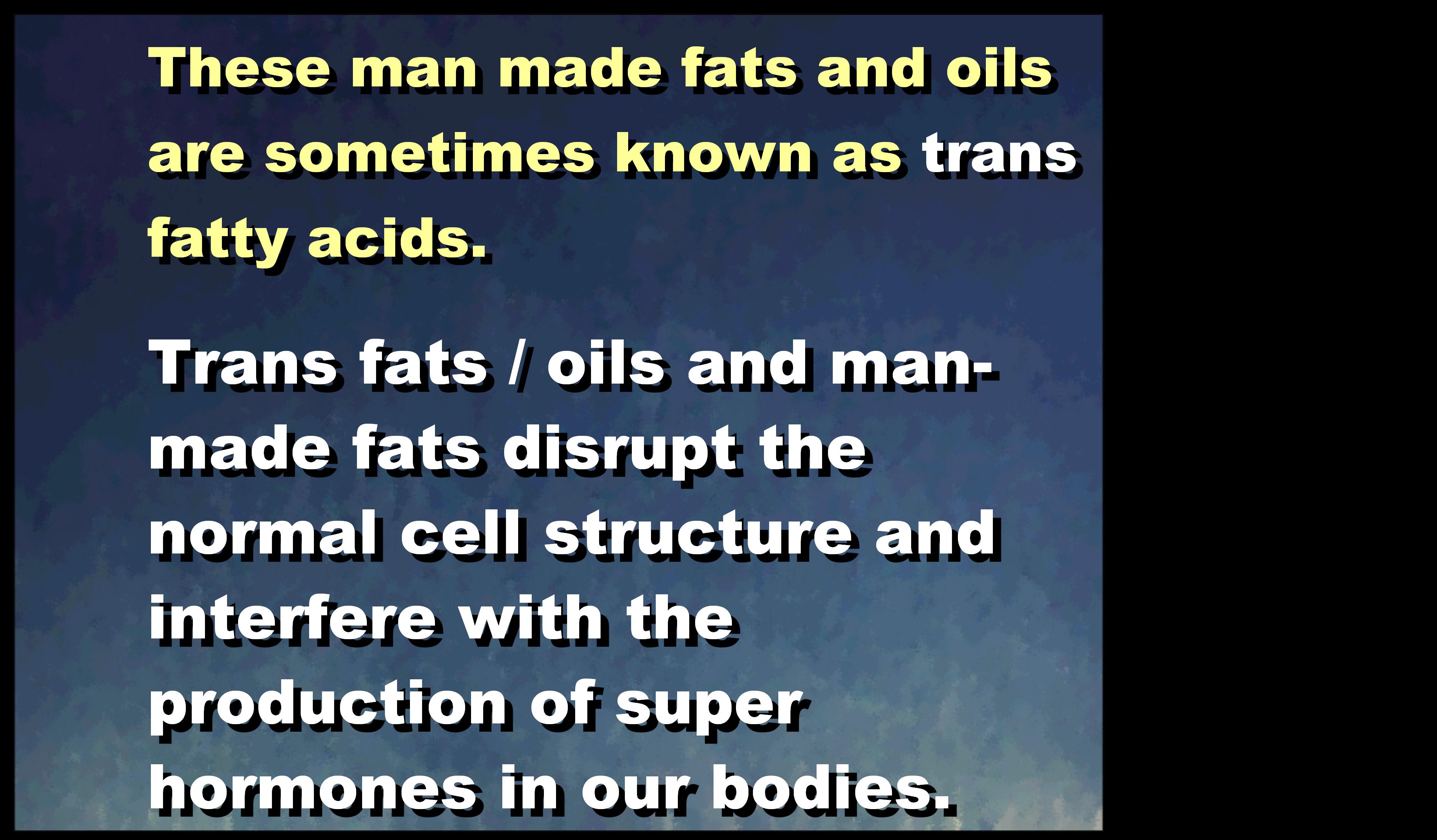 Define Trans Fats 105